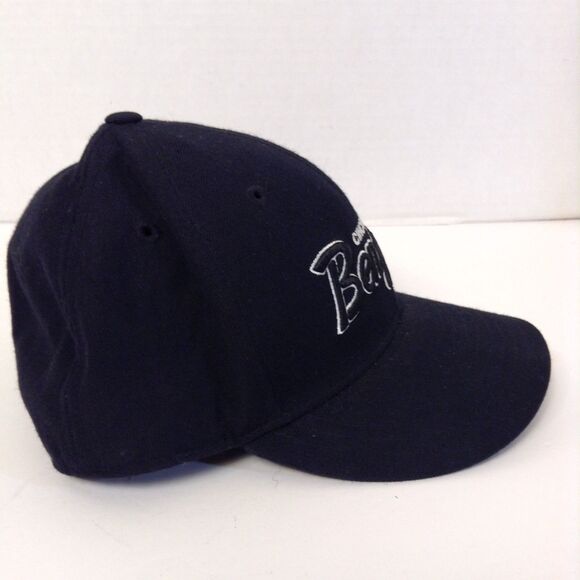 Cincinnati Bengals NFL Cap Hat Men 7 1/2 Black Wool Fitted Embroidered Spellout - Picture 3 of 9